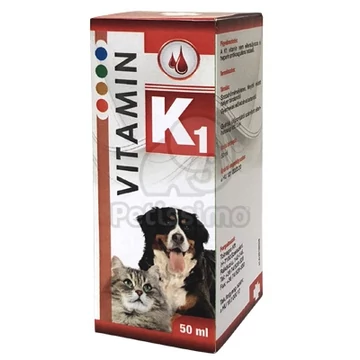 K1 vitamin oldat kutya, macska 50 ml