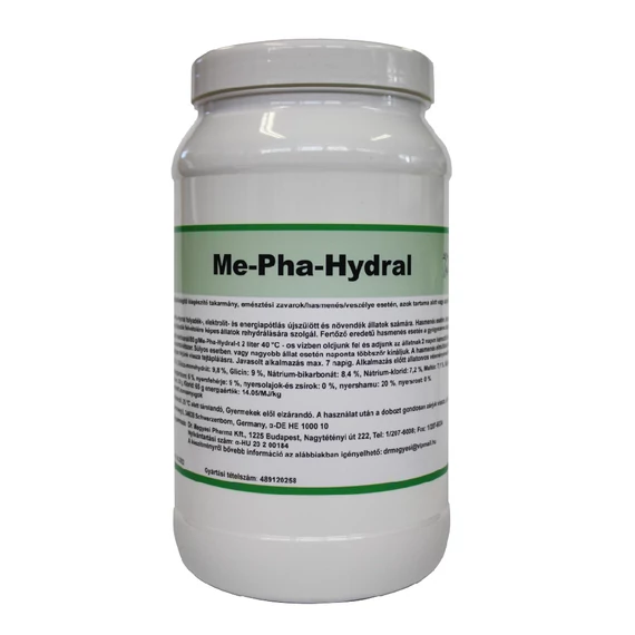 alt="Me-Pha Hydral (elektrolitok) 1 kg takarmánykiegészítő"
